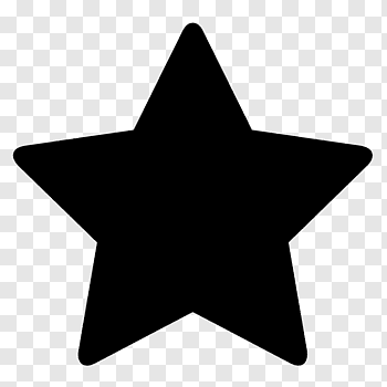 Black star cutout PNG & clipart images.