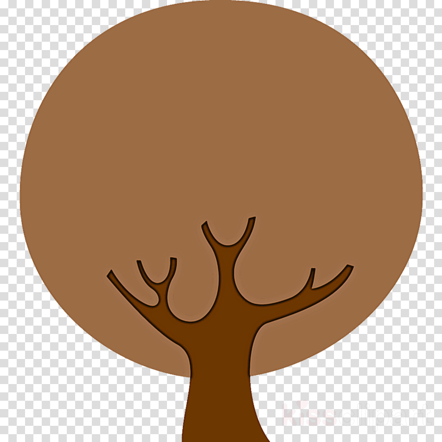 brown head deer wildlife gesture clipart.