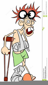 Man With Broken Arm Clipart.