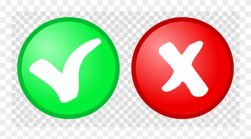 Tick And Cross Clipart Check Mark Clip Art.