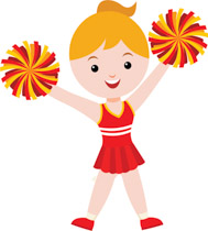 Free Cheerleading Clipart.