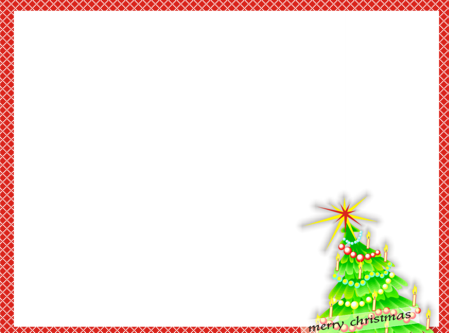 Christmas Card Border clipart.