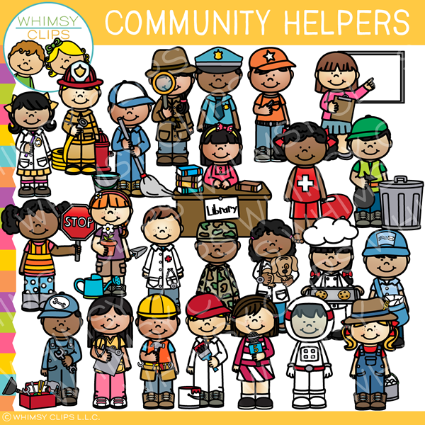 Community Helpers Clip Art.