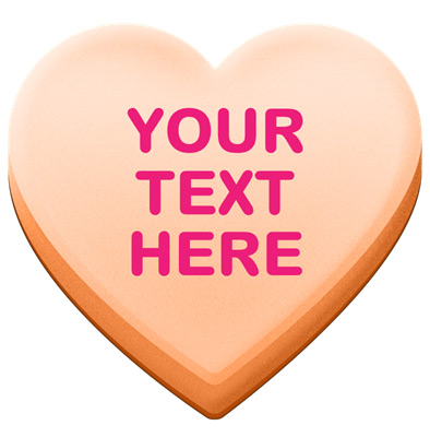 Candy hearts clipart 5 » Clipart Station.