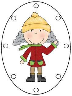 Cold Old Woman Clipart.