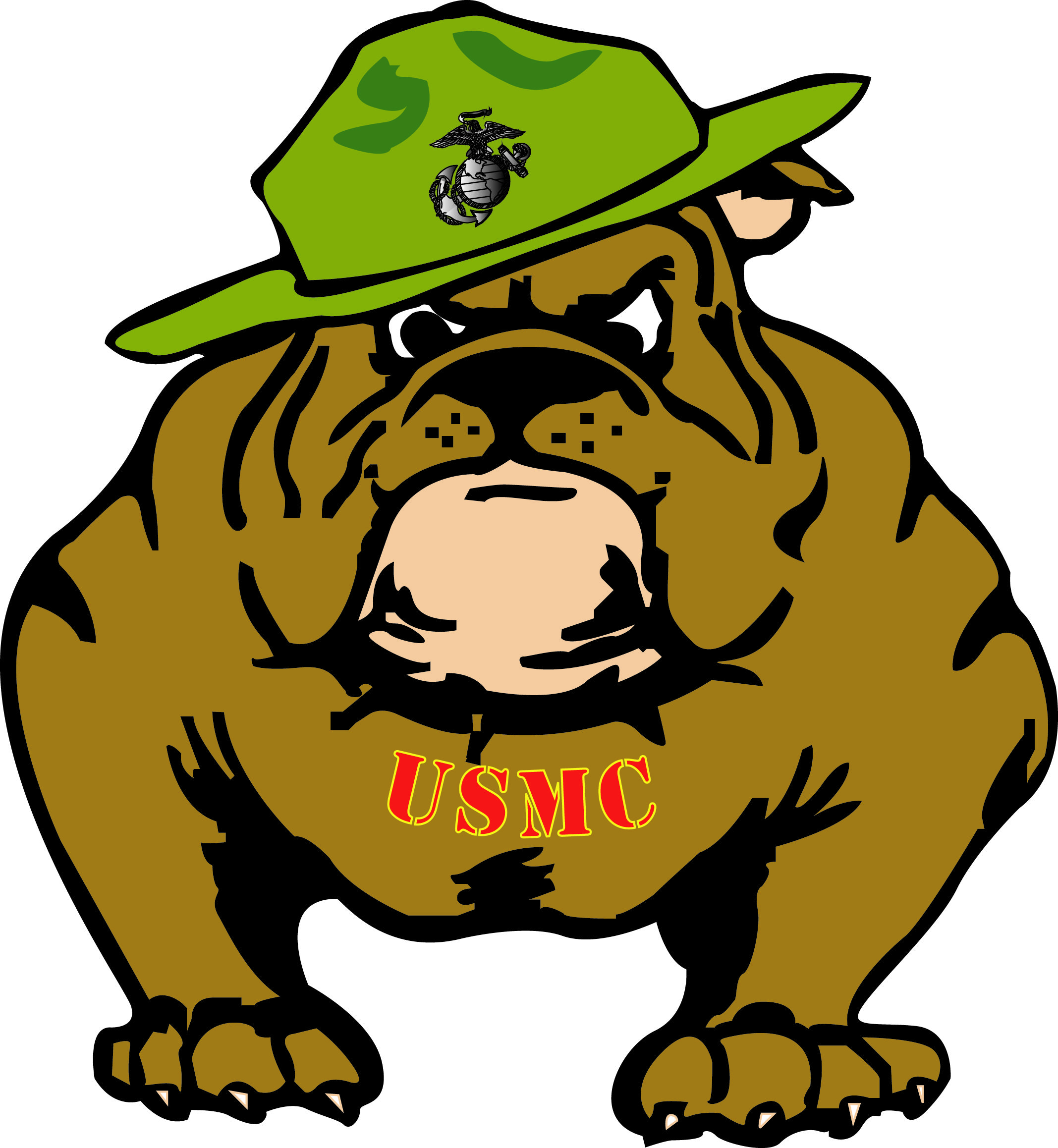 Image result for usmc bulldog clipart.