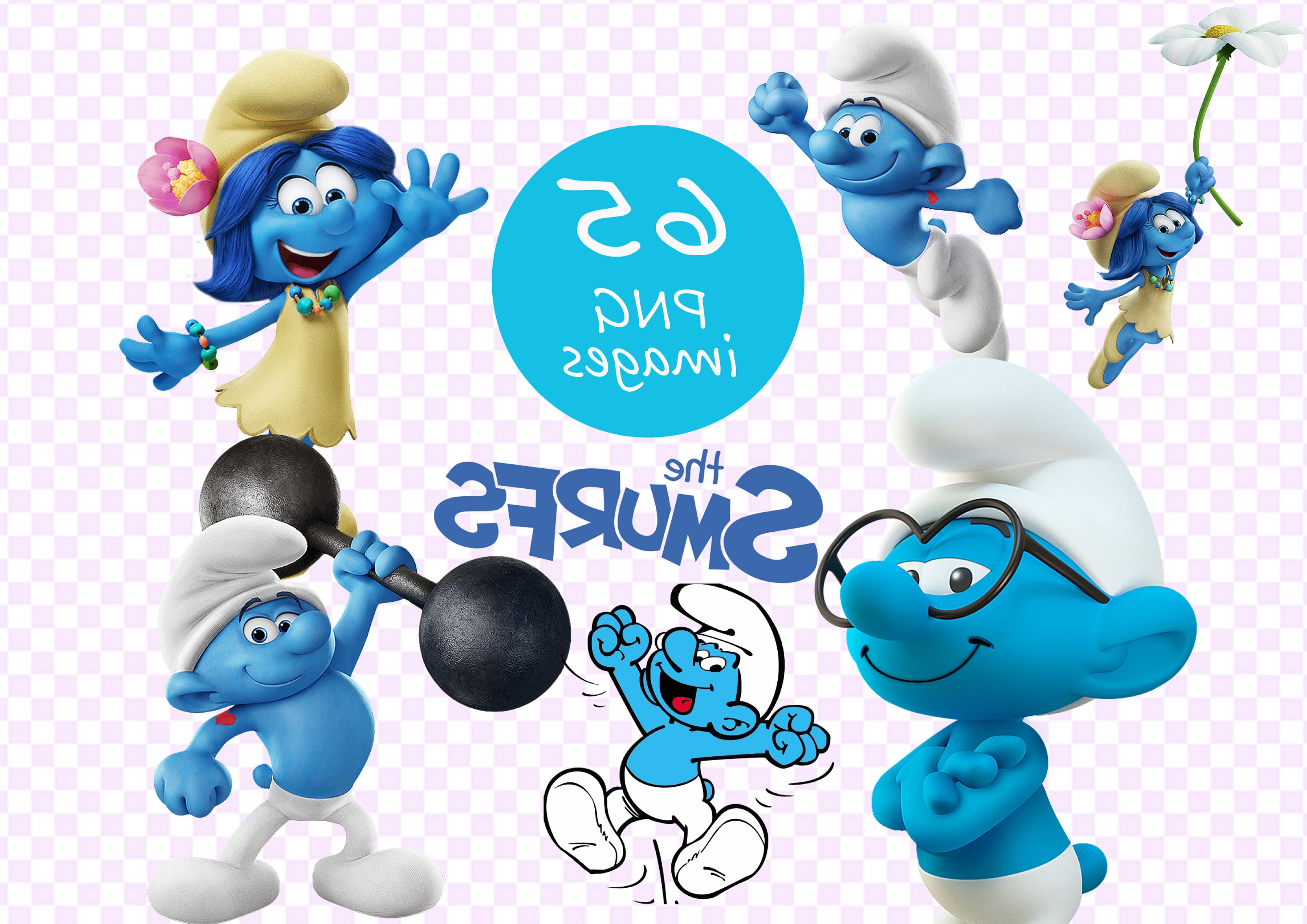 Smurfs Clipart Dpi Cut Images On.