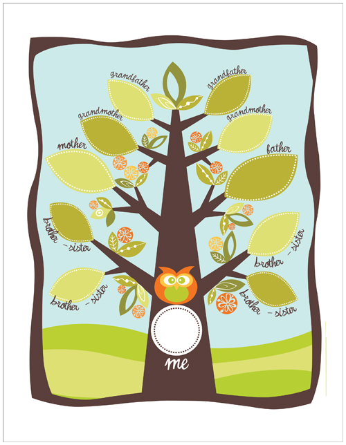 Family Tree Template: My Family Tree.