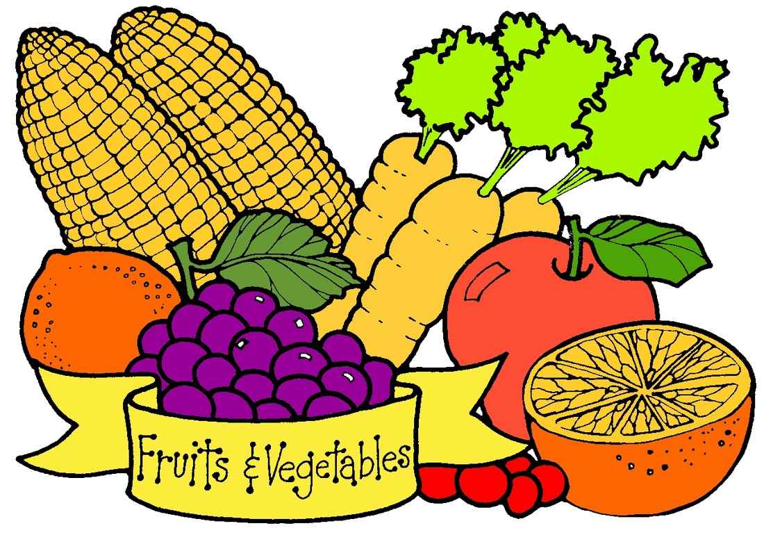 Clipart For Fruits And Vegetables.