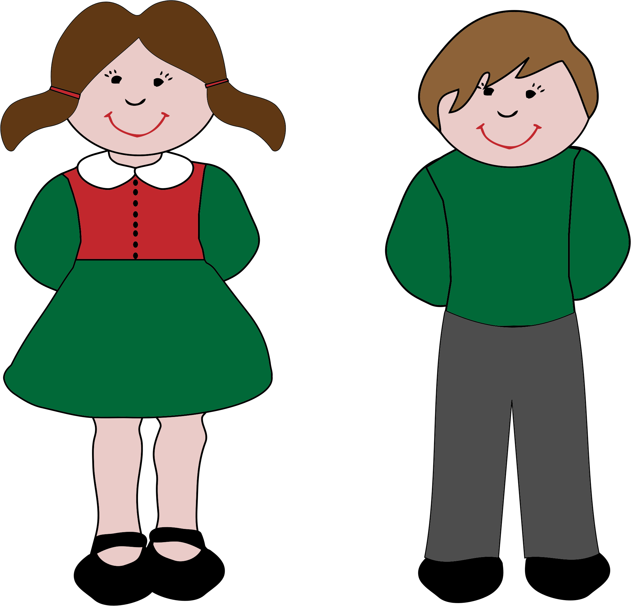 Boy And Girl Clipart Png.