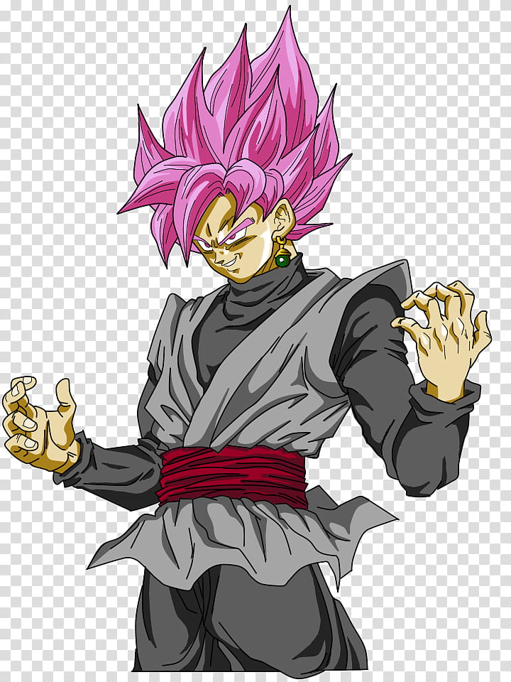 Black Goku transparent background PNG clipart.