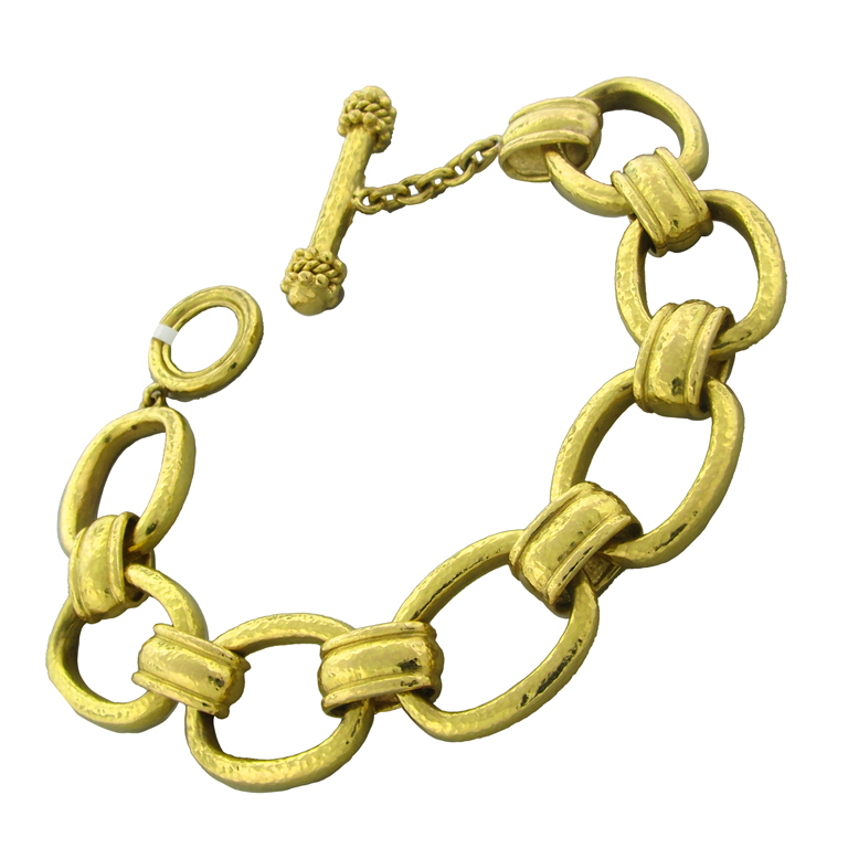 Gold bracelet clipart.