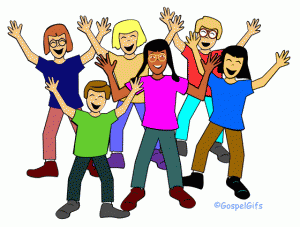 Clip Art Happy People.