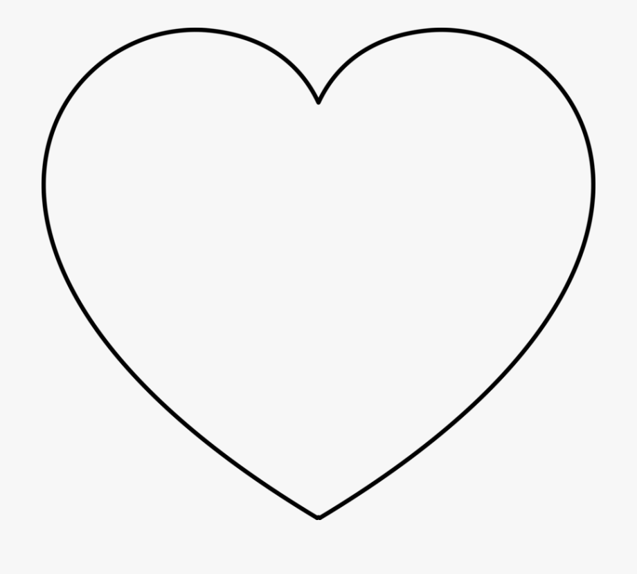 Coloring Book Heart Valentine\'s Day Shape.