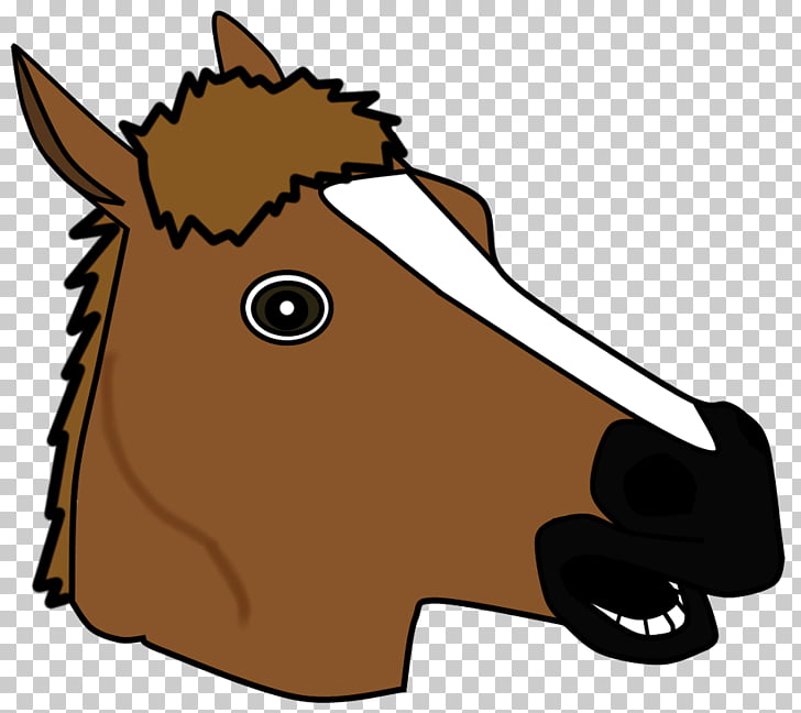 Horse head mask , horse PNG clipart.