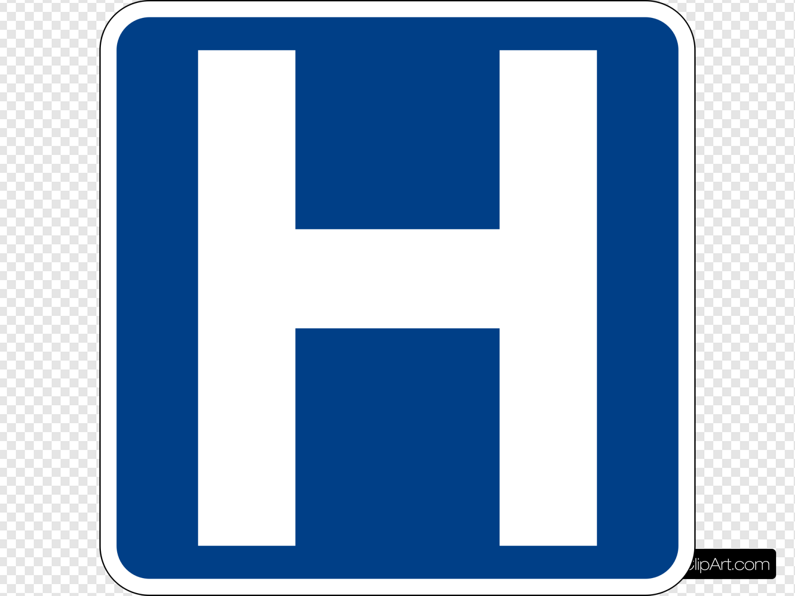 Hospital Sign Clip art, Icon and SVG.