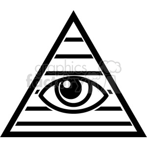 Illuminati clipart. Royalty.