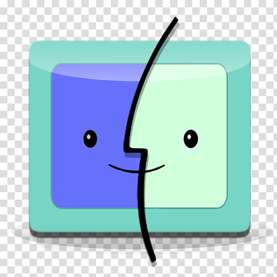 BMO Finder Icon transparent background PNG clipart.