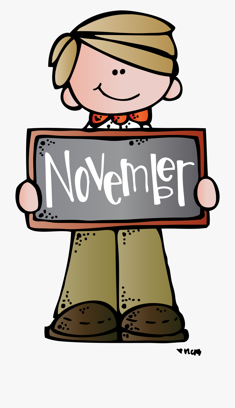 Kids November Clipart Clipartxtras.