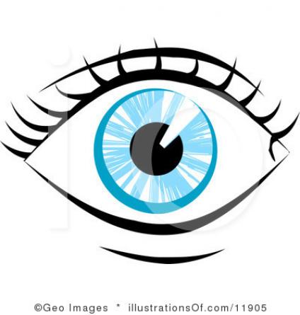 Human Eye Clip Art.