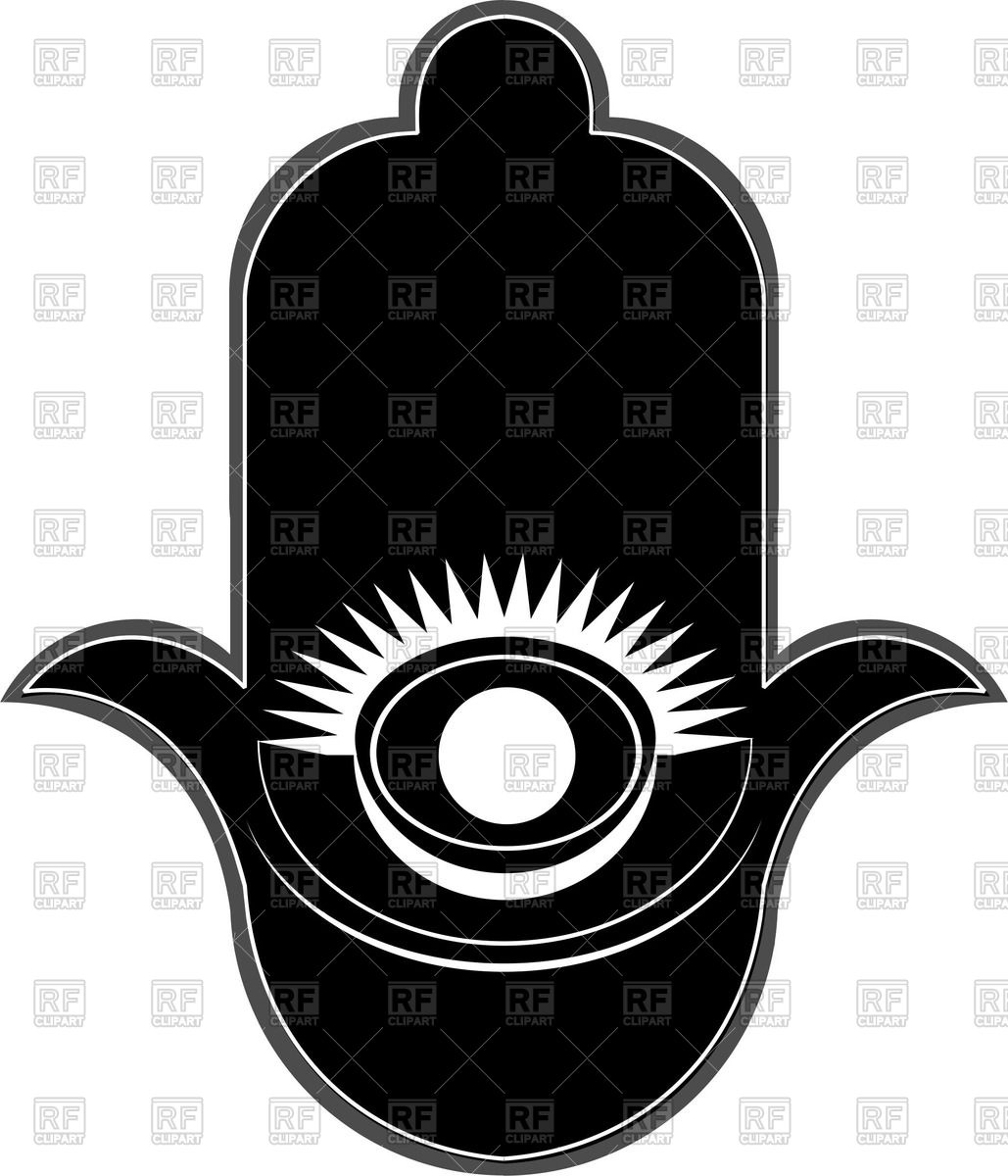 Jewish Palm Icon. Hamsa. Vector Image #52919.