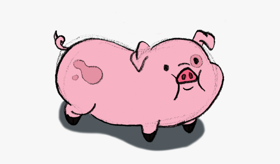 Drawn Pig Gravity Falls.