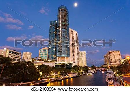 Stock Photo of USA, Florida, Fort Lauderdale, Las Olas River House.