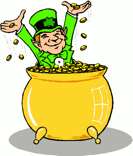 Celebrities Bollywood: leprechaun pot of gold clip art.