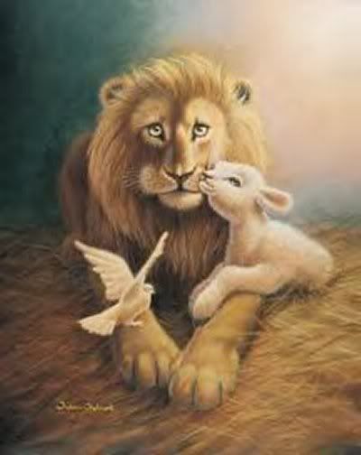 clip art: Lion And Lamb Clipart.