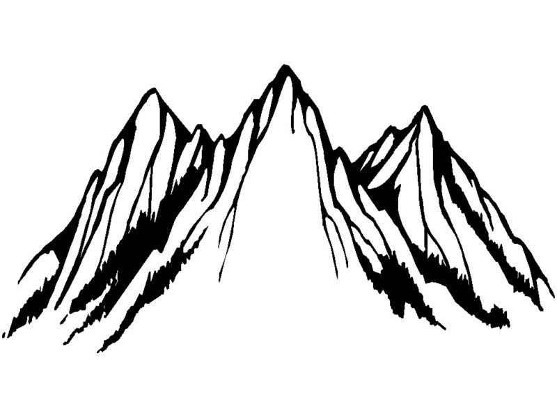 Black Mountain Clipart.