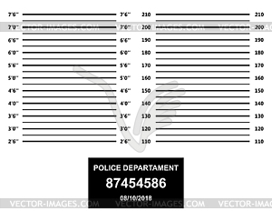 Police mugshot. Police lineup.