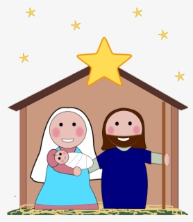 Free Nativity Scene Clip Art with No Background.