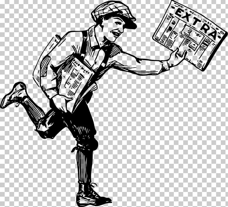 Paperboy PNG, Clipart, Arm, Art, Artwork, Black And White.