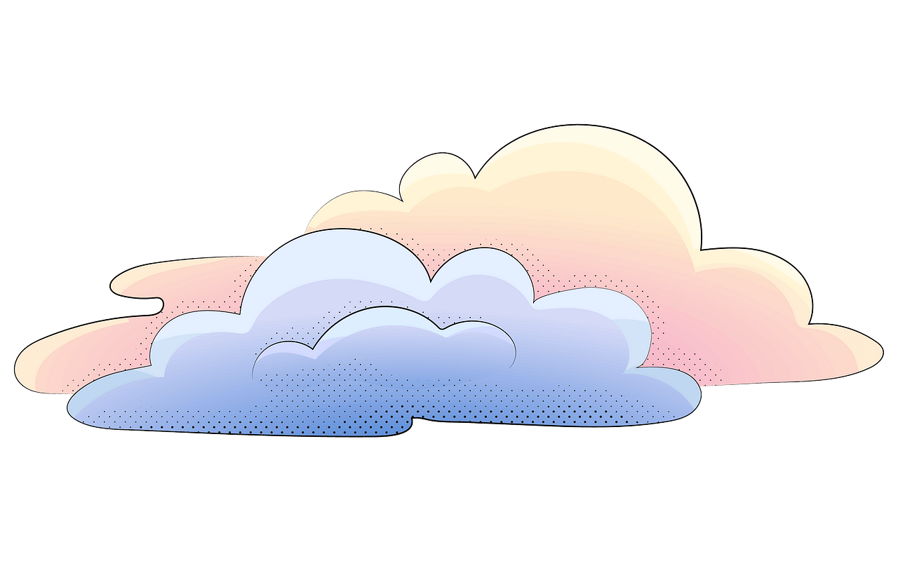 Cloud in the sky clipart. Free download..