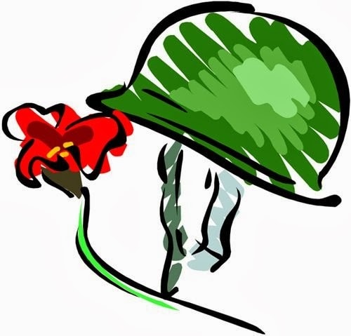 Collection of Veterans day clipart.