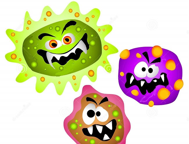 Cancer cells clipart.