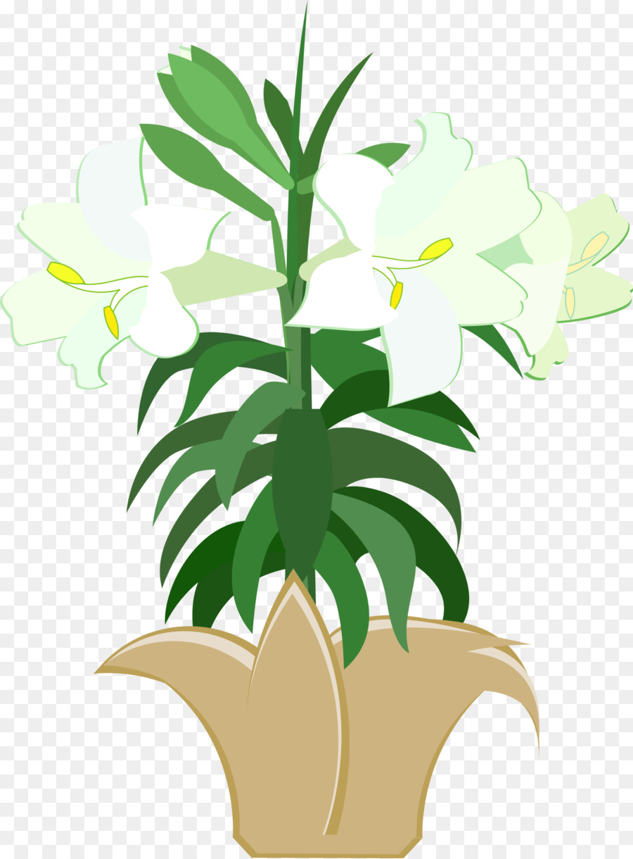 Easter Lily Background clipart.