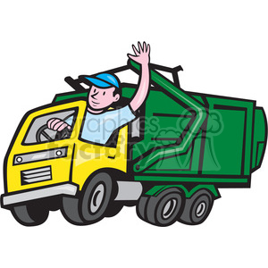 garbage truck clipart.