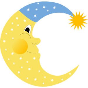 free clipart moon.