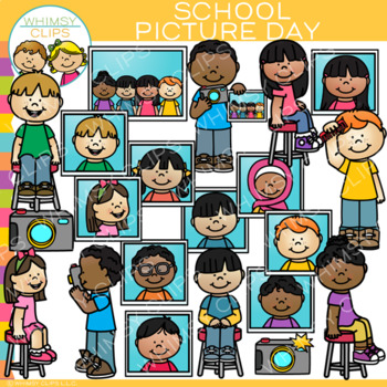 School Picture Day Clip Art {School Photographs Clip Art}.