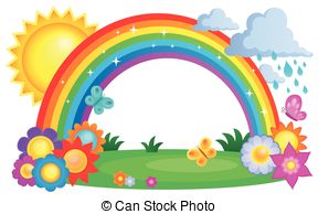 Sun and rainbow clipart 8 » Clipart Station.