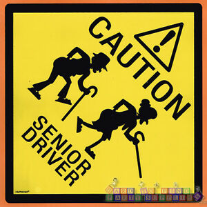 Details about OVER THE HILL CAUTION SENIOR DRIVING MAGNET ~ Birthday Party  Supplies Gag Gift.