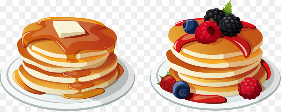 Pancake Breakfast Bacon Cream Clip art.