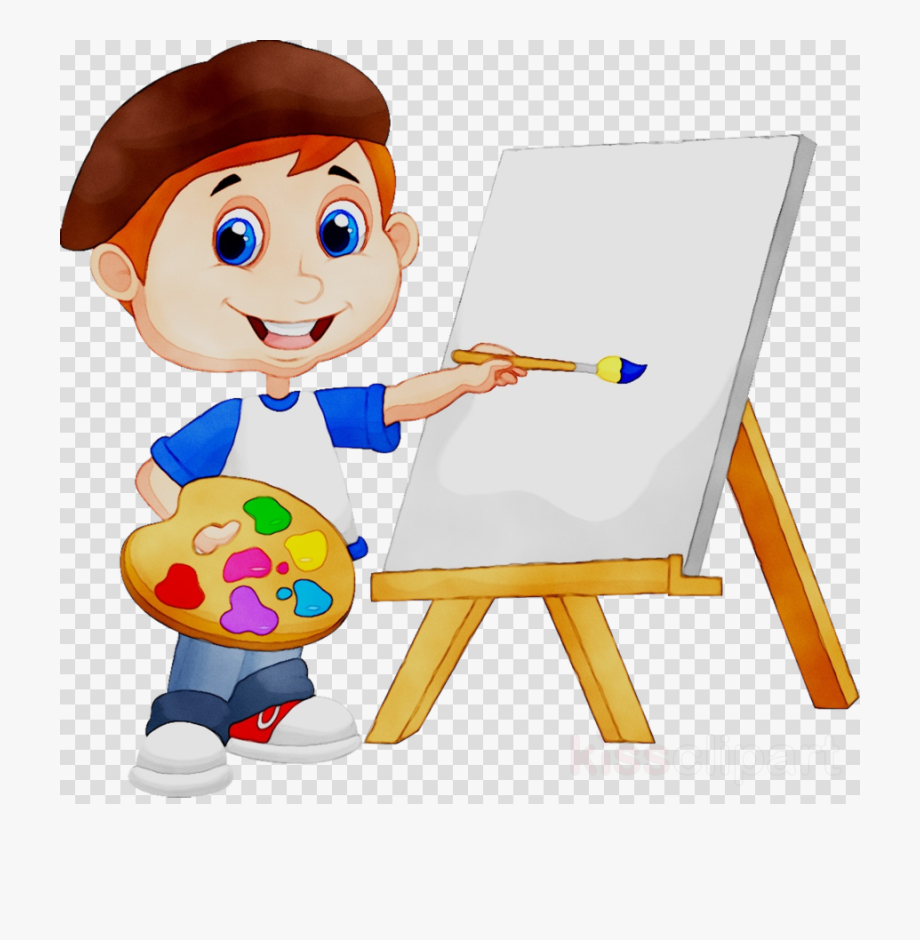 Cartoon Painting Clipart.