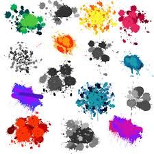 Paintball Splatter Backgrounds.