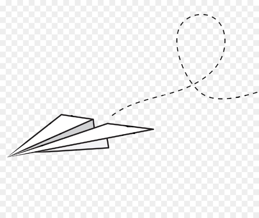 Paper Airplane Drawing png download.