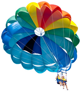 Parasailing clipart.