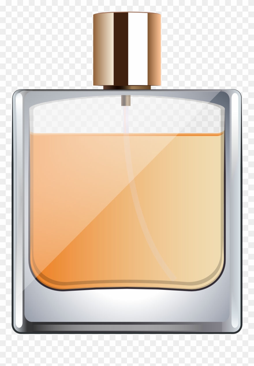 Perfume Bottle Transparent Clip Art Image.