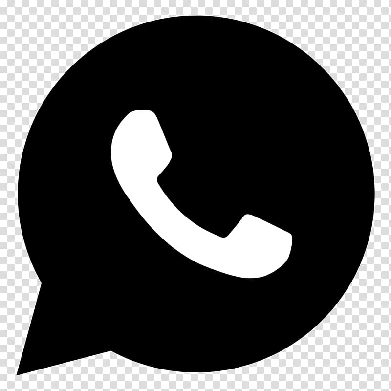 White and black phone logo, WhatsApp Computer Icons Mobile.