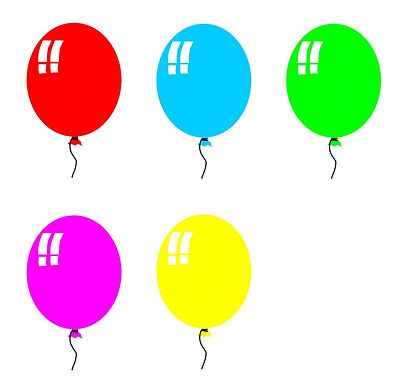 Free Birthday Balloon Clip Art.